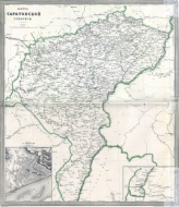 Карта Саратовской губернии 1871 г.