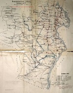 Карта Камышинского уезда, 1912 г.