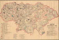 Карта Саратовского края РСФСР