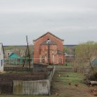 Вид на церковь и часть села Свердлово (Ней-Вальтер)